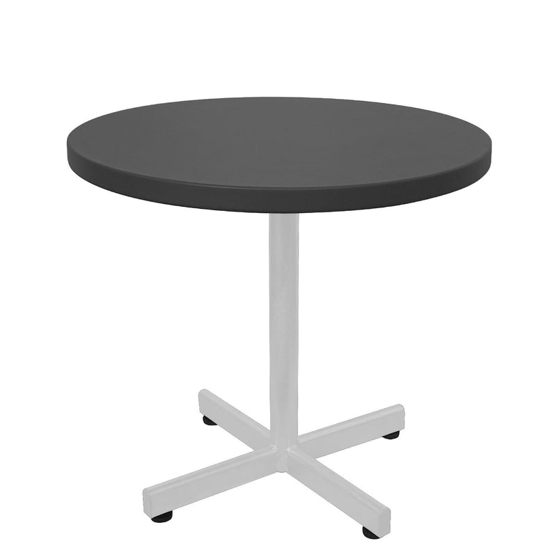 Schaffner Basic Table d'appoint rabattable Ø54cm h:50cm Blanc 90 Anthracite 77 
