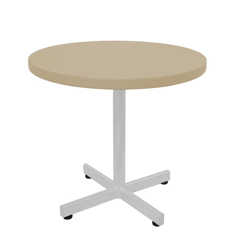 Schaffner Basic Table d'appoint rabattable Ø54cm h:50cm Blanc 90 Sable Pastel 15 