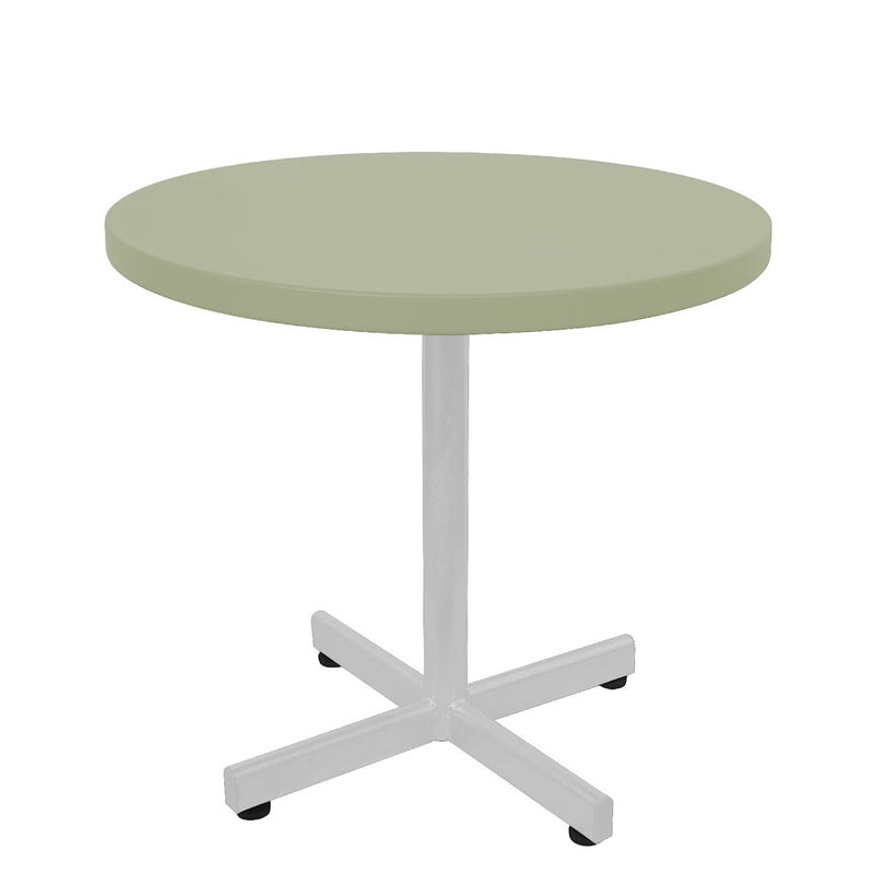 Schaffner Basic Table d'appoint rabattable Ø54cm h:50cm Blanc 90 Vert Pastel 64 