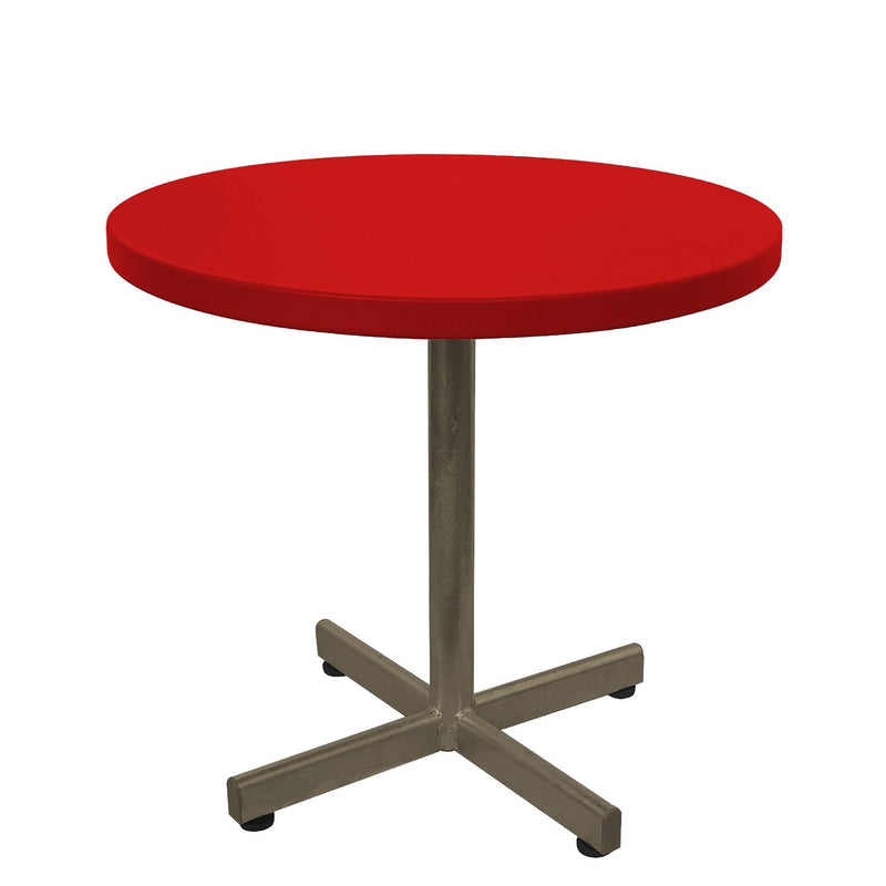 Schaffner Basic Table d'appoint rabattable Ø54cm h:50cm Champagne 85 Rouge 30 