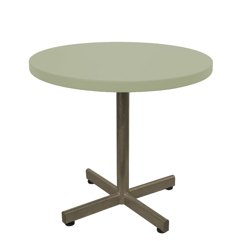 Schaffner Basic Table d'appoint rabattable Ø54cm h:50cm Champagne 85 Vert Pastel 64 