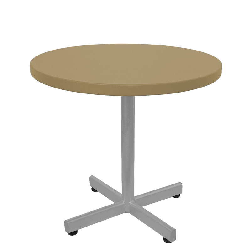 Schaffner Basic Table d'appoint rabattable Ø54cm h:50cm Gris Argent 78 Marron Pastel 83 