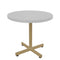 Schaffner Basic Table d'appoint rabattable Ø54cm h:50cm Marron Pastel 83 Blanc 90 