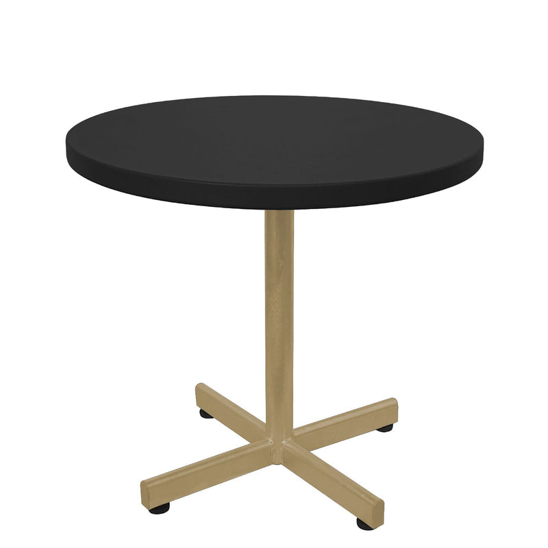 Schaffner Basic Table d'appoint rabattable Ø54cm h:50cm Marron Pastel 83 Noir 91 
