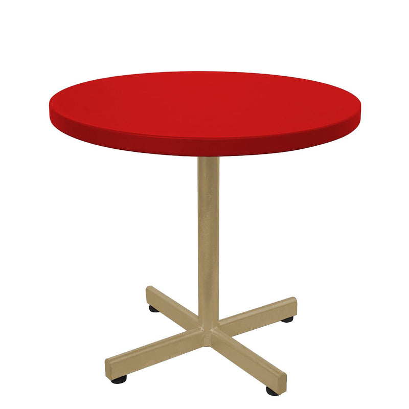 Schaffner Basic Table d'appoint rabattable Ø54cm h:50cm Marron Pastel 83 Rouge 30 