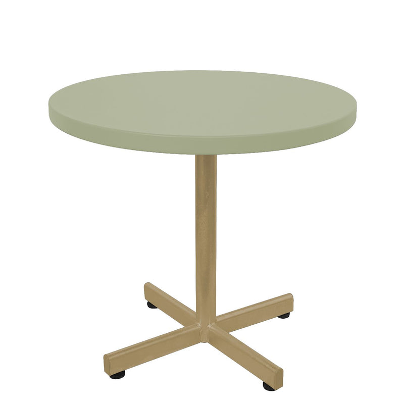 Schaffner Basic Table d'appoint rabattable Ø54cm h:50cm Marron Pastel 83 Vert Pastel 64 