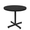 Schaffner Basic Table d'appoint rabattable Ø54cm h:50cm Noir 91 Noir 91 