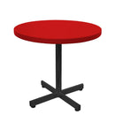 Schaffner Basic Table d'appoint rabattable Ø54cm h:50cm Noir 91 Rouge 30 