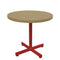 Schaffner Basic Table d'appoint rabattable Ø54cm h:50cm Rouge 30 Marron Pastel 83 