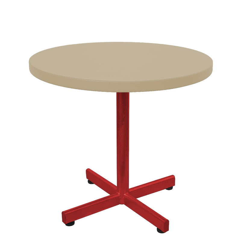 Schaffner Basic Table d'appoint rabattable Ø54cm h:50cm Rouge 30 Sable Pastel 15 