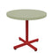 Schaffner Basic Table d'appoint rabattable Ø54cm h:50cm Rouge 30 Vert Pastel 64 