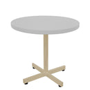 Schaffner Basic Table d'appoint rabattable Ø54cm h:50cm Sable Pastel 15 Blanc 90 
