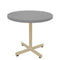 Schaffner Basic Table d'appoint rabattable Ø54cm h:50cm Sable Pastel 15 Gris Argent 78 