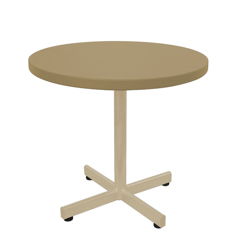 Schaffner Basic Table d'appoint rabattable Ø54cm h:50cm Sable Pastel 15 Marron Pastel 83 