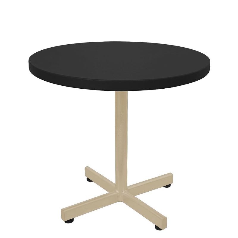 Schaffner Basic Table d'appoint rabattable Ø54cm h:50cm Sable Pastel 15 Noir 91 