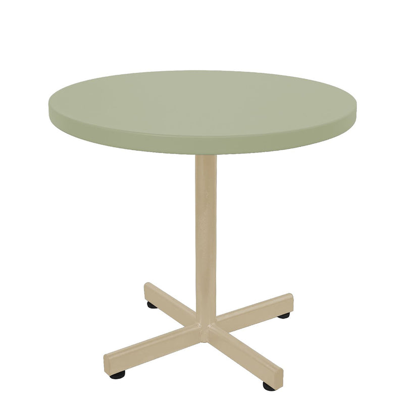 Schaffner Basic Table d'appoint rabattable Ø54cm h:50cm Sable Pastel 15 Vert Pastel 64 
