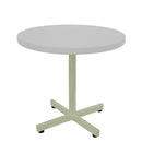 Schaffner Basic Table d'appoint rabattable Ø54cm h:50cm Vert Pastel 64 Blanc 90 