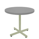 Schaffner Basic Table d'appoint rabattable Ø54cm h:50cm Vert Pastel 64 Gris Argent 78 