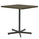 Schaffner Basic Table repas rabattable 70x70cm Anthracite 77 Champagne 85 