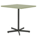 Schaffner Basic Table repas rabattable 70x70cm Anthracite 77 Vert Pastel 64 