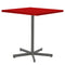 Schaffner Basic Table repas rabattable 70x70cm Graphite 73 Rouge 30 