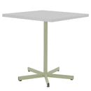 Schaffner Basic Table repas rabattable 70x70cm Vert Pastel 64 Blanc 90 