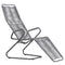 Schaffner Bodensee Chaise longue Spaghetti Anthracite 77 Gris Argent 78 