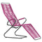 Schaffner Bodensee Chaise longue Spaghetti Anthracite 77 Rose 41 