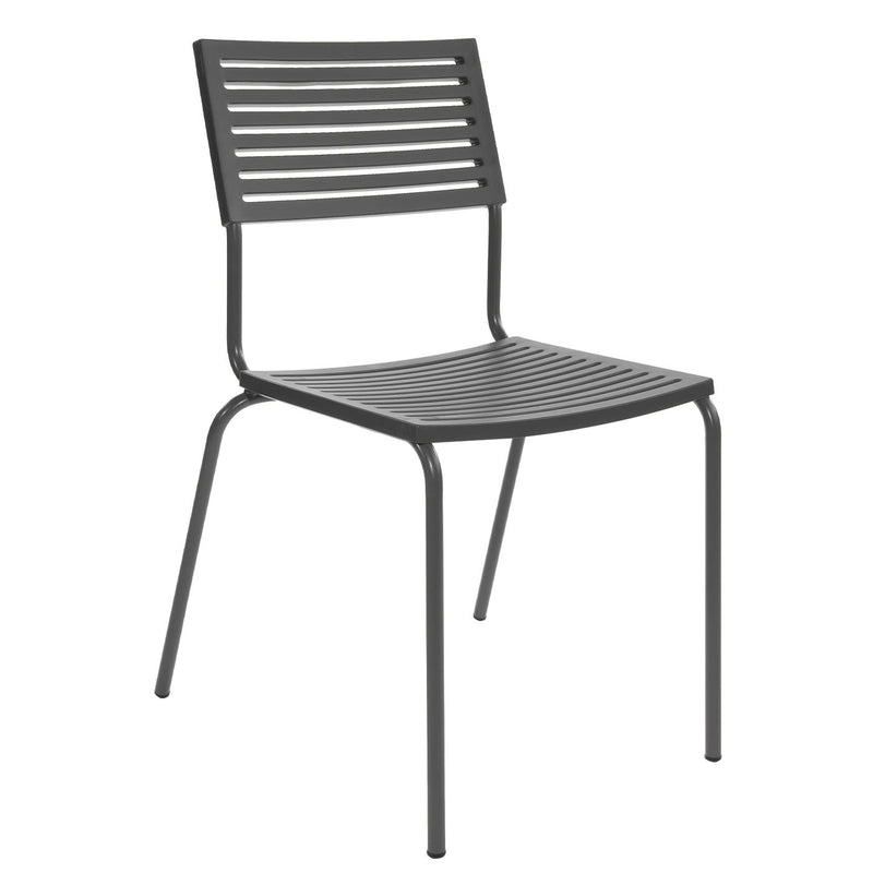 Schaffner Lamello Chaise empilable Anthracite 77 Anthracite 77 
