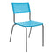 Schaffner Lamello Chaise empilable Anthracite 77 Turquoise 58 