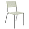 Schaffner Lamello Chaise empilable Anthracite 77 Vert Pastel 64 