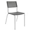 Schaffner Lamello Chaise empilable Blanc 90 Anthracite 77 