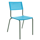 Schaffner Lamello Chaise empilable Vert Sapin 66 Turquoise 58 