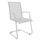 Schaffner Locarno Fauteuil Cantilever empilable Blanc 90 Blanc 90 