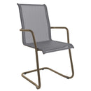 Schaffner Locarno Fauteuil Cantilever empilable Champagne 85 Gris 20 