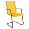 Schaffner Locarno Fauteuil Cantilever empilable Champagne 85 Jaune 11 