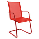 Schaffner Locarno Fauteuil Cantilever empilable Rouge 30 Rouge 30 