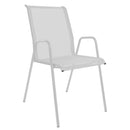 Schaffner Locarno Fauteuil repas empilable Blanc 90 Blanc 90 