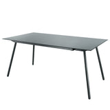Schaffner Locarno table repas 160x90cm Anthracite 77 Gris Argent 78 