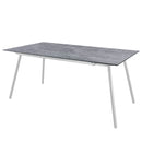 Schaffner Locarno table repas 160x90cm Blanc 90 Déco Béton dd 