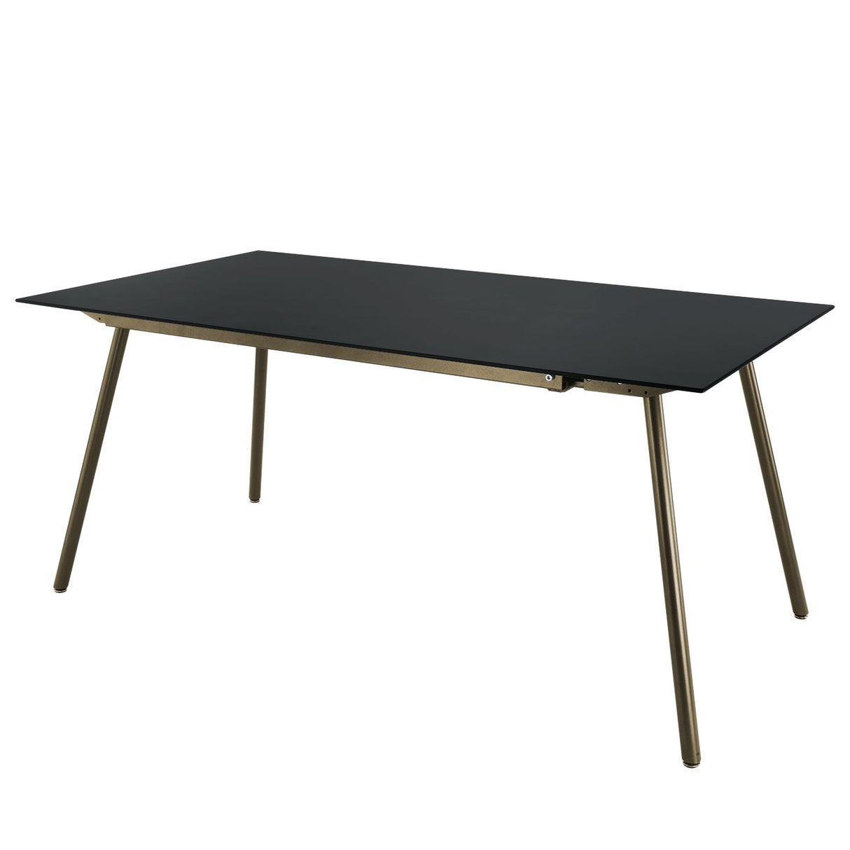 Schaffner Locarno table repas 160x90cm Champagne 85 Anthracite 77 