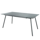 Schaffner Locarno table repas 160x90cm Graphite 73 Gris Argent 78 