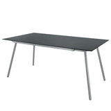 Schaffner Locarno table repas 160x90cm Gris argent 78 Graphite 73 