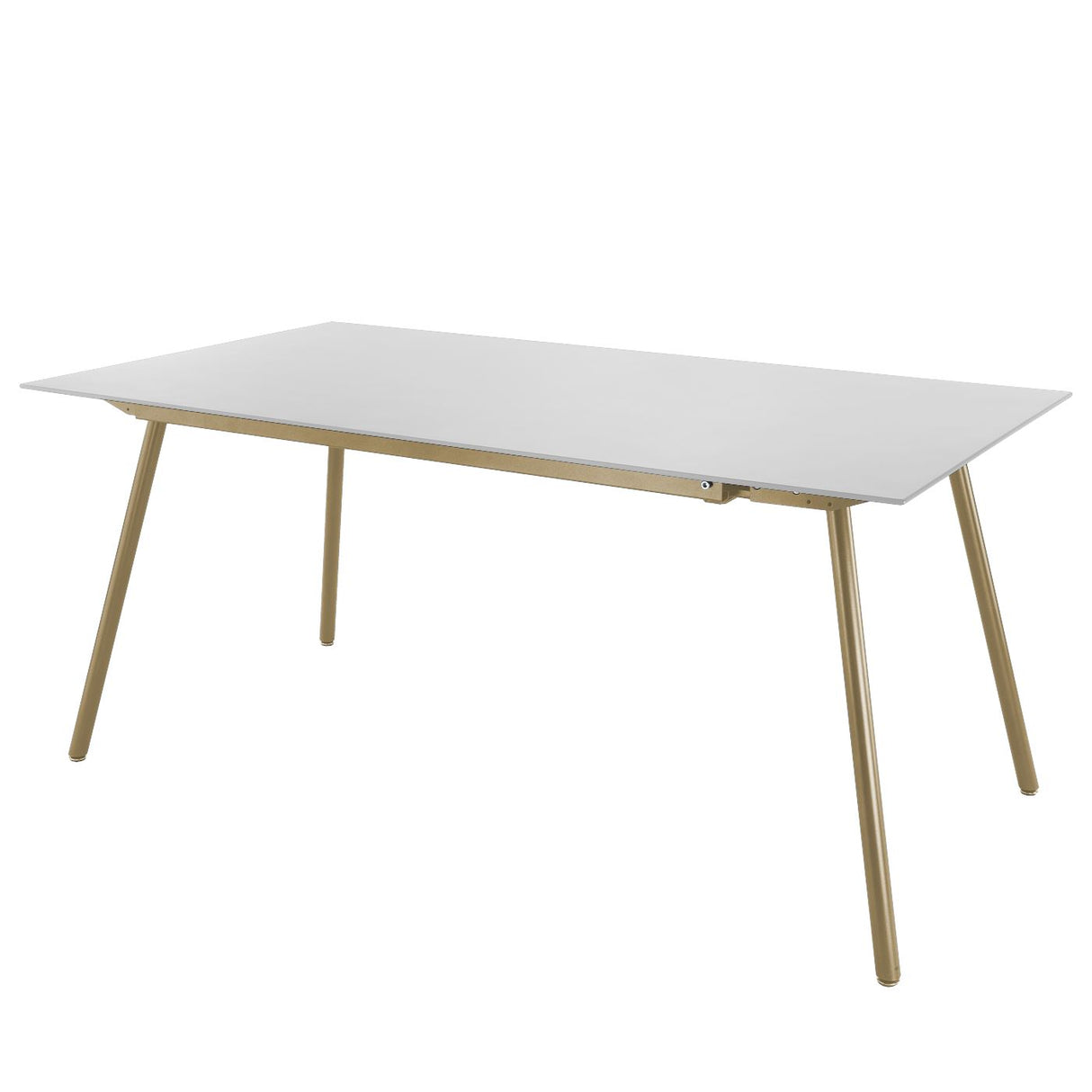 Schaffner Locarno table repas 160x90cm Marron Pastel 83 Blanc 90 