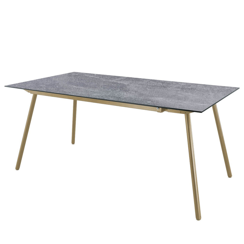 Schaffner Locarno table repas 160x90cm Marron Pastel 83 Déco Béton dd 