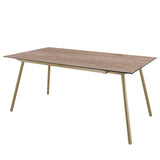 Schaffner Locarno table repas 160x90cm Marron Pastel 83 Déco Chêne de 