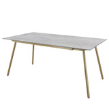 Schaffner Locarno table repas 160x90cm Marron Pastel 83 Déco Stromboli Clair db 