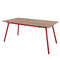 Schaffner Locarno table repas 160x90cm Rouge 30 Déco Chêne de 
