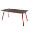 Schaffner Locarno table repas 160x90cm Rouge 30 Déco Cooperfield dc 