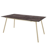 Schaffner Locarno table repas 160x90cm Sable Pastel 15 Déco Stromboli Foncé da 